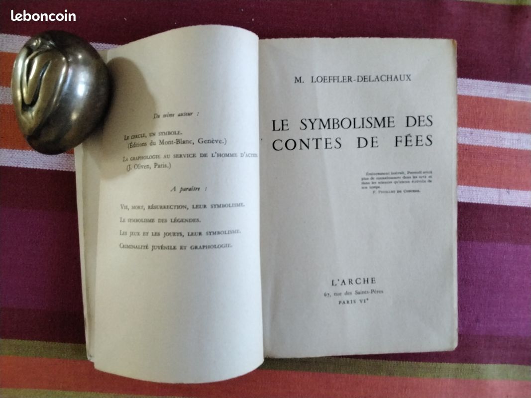 Le Symbolisme des Contes de Fées/ M.LOEFFLER-DELACHAUX (image 2)
