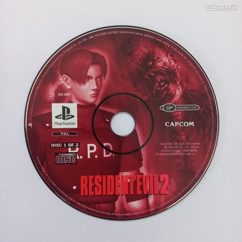 Resident Evil 2 ps1 CD 1 (image 1)