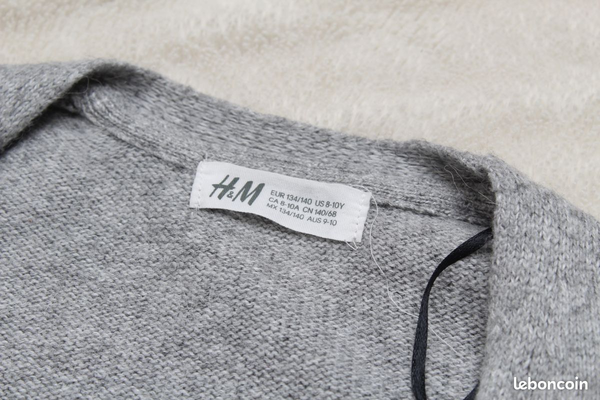 Cardigan long 9/10 ans (image 3)
