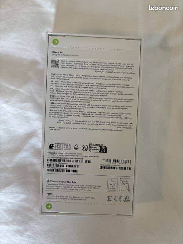 Iphone 16 sous blister (image 3)