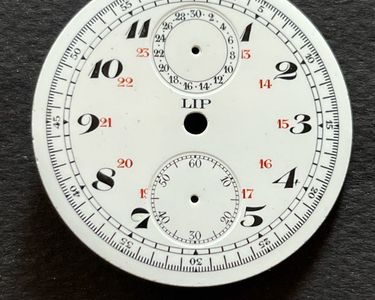 Ancien cadran émaillé Lip de montre à gousset Montres Bijoux