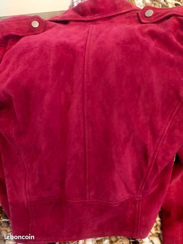 Blouson croûte de cuir comptoir des cotonniers (image 2)