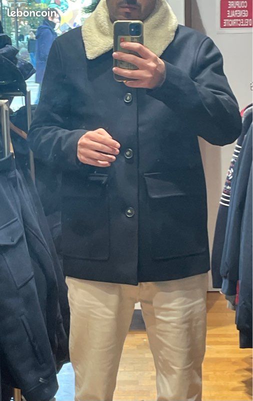 Armor Lux Caban Hiver Jacket Armor Lux Manteau Homme Duffle-coat