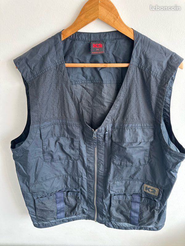 Veste utilitaire K2 | Taille L | noir bleu léger (image 1)