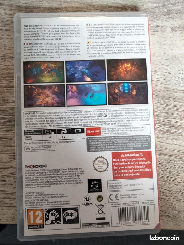 Jeu de Switch darksiders Genesis (image 2)