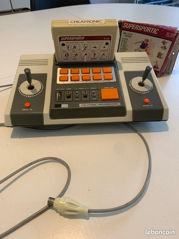 Console De Jeu Vintage Creatronic Program 2000 - Pong / Magnavox Odyssey, état D'usage