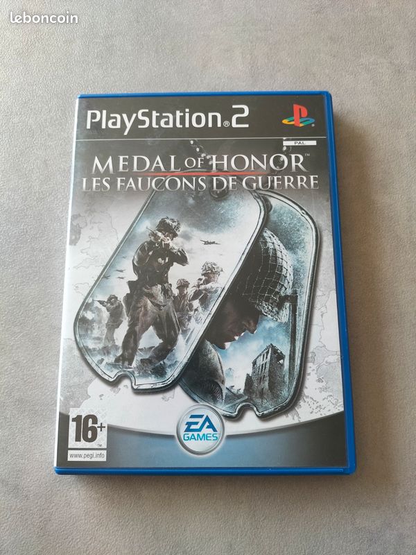 JEU PS2 &MEDAL of Honor : Les Faucons de Guerre complet en boîte PAL (N°7043) EUR 9,90