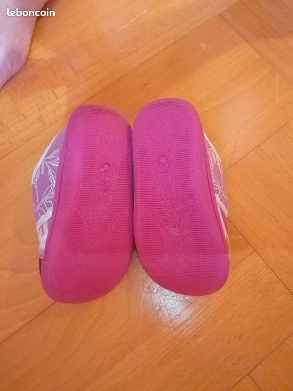 Chaussons La reine des neiges taille 24 (image 2)