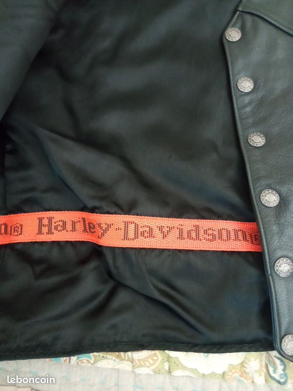 Gilet en cuir, Harley Davidson taille M (image 6)