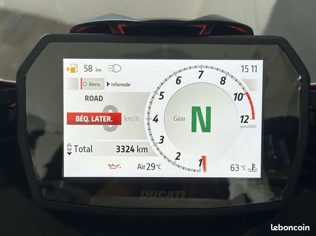 DUCATI PANIGALE V2 1ère main comme neuve | Faible kilométrage | Moto GARANTIE 08/2027 (image 2)