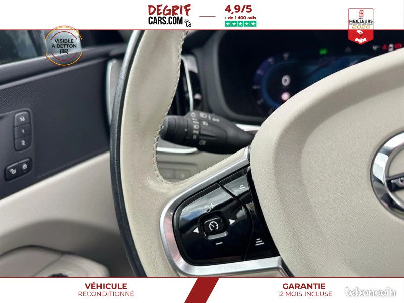 Volvo XC60 T6 AWD Recharge 253+145 Geartronic Plus Style Dark + TOIT OUVRANT + TVA RECUPERABLE (image 16)