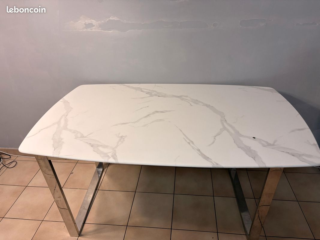 Canape d’angle +table a manger 6 place eg 4 chaise (image 6)
