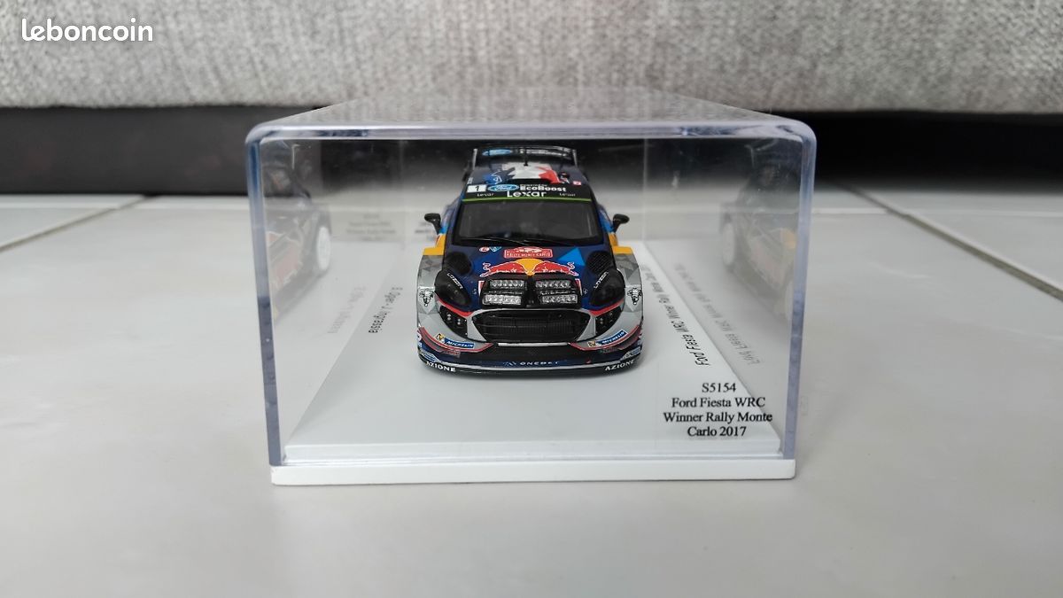 Miniature Ford Fiesta WRC – Vainqueur Rallye Monte Carlo 2017 #1 – Spark 1/43