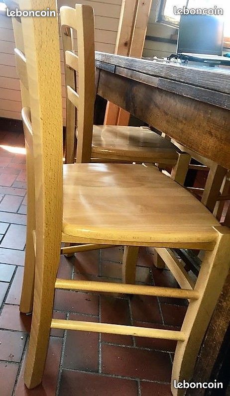 Table extensible + 4 chaises (image 1)