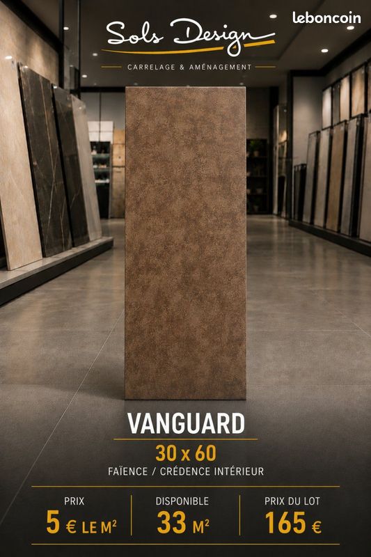 🔥 Faïence / Crédence VANGUARD MARRON 30x60 – DÉSTOCKAGE🔥⁢⁢⁫⁢​‌‌⁢⁢⁠⁭⁭⁫​⁪⁪⁮⁫‌⁭⁪‍⁪⁪⁬‍⁢⁢‍⁭ (image 2)