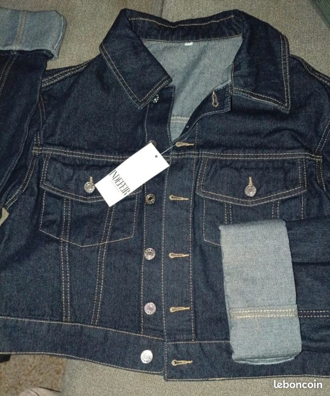 Veste en jean XS neuve (image 2)