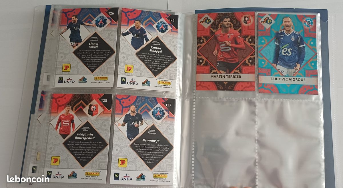 Album De Cartes De Football – 400 Pochettes – 50 Pages – Cuir PU – Fermeture éclair – Transportable