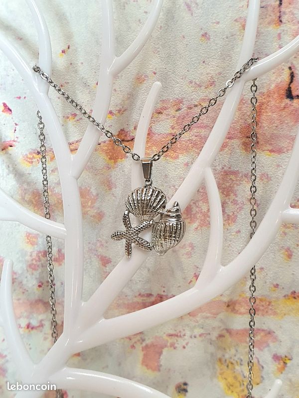 Collier Argent Océan (image 3)