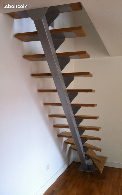 Escalier acier bois (image 2)
