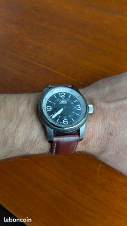 Étui à Montres Renato Balestra En Cuir Noir - 6 Places, Neuf Sans Boîte D'origine