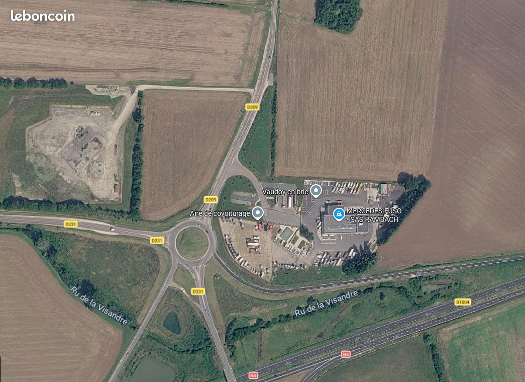 EXCLUSIVITÉ – Foncier d'exception à vocation économique – 4 hectares – Sur l'Axe RN4 · à Vaudoy-en-Brie · 1 330 000 €