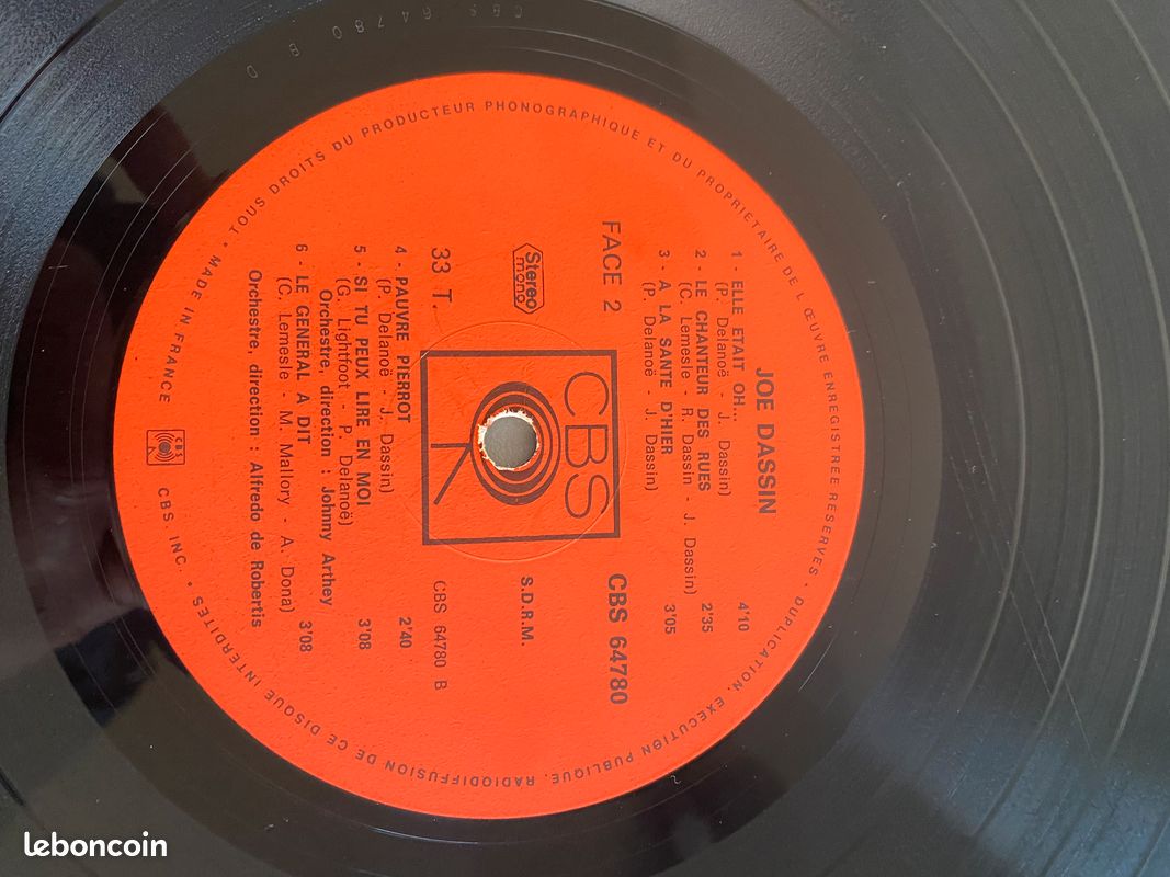 Vinyle Joe Dassin (image 12)