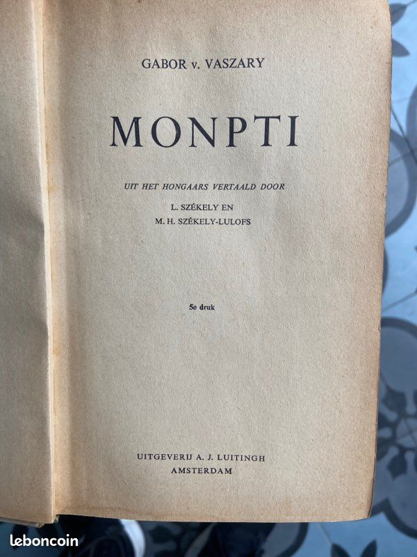 Livre vintage étranger « Monpti » (image 3)