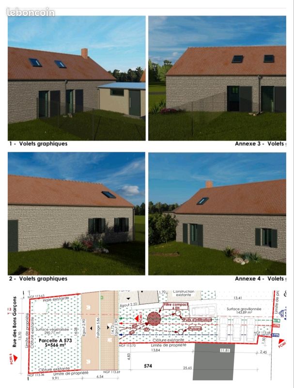 Maison 1 pièce 77 m² · à Chars · 77 m² · 110 000 €
