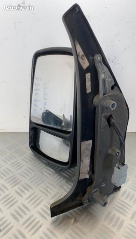 Rétroviseur Droit Manuel Noir Pour Renault Master, Mascott Et Opel Movano 2004-2009