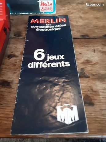 Jeu électronique Vintage Merlin Et Miro – Bon état, Nostalgie Garantie !