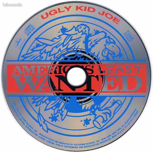 CD Ugly Kids Joe América's Least Wanted (88) (image 3)