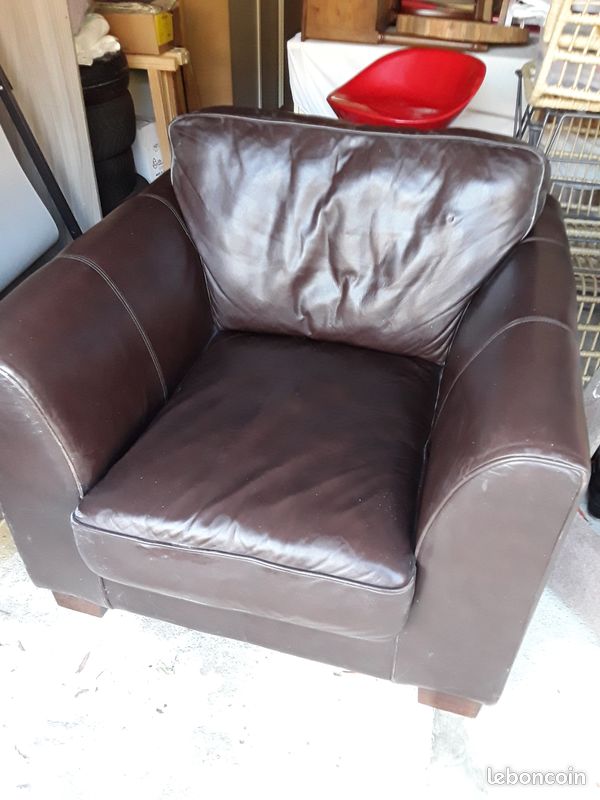 Fauteuil cuir (image 1)