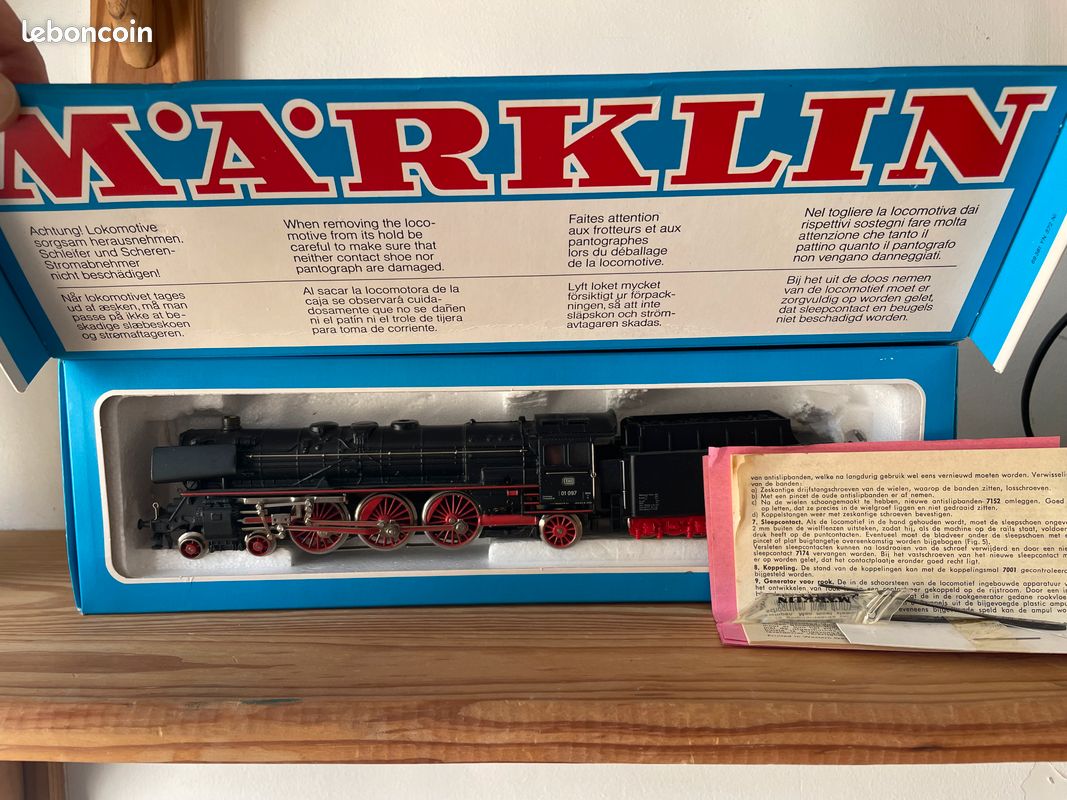 MÄRKLIN 34080 H0 LOCOMOTIVE À VAPEUR BR 10 001 En TOP