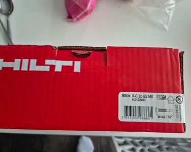 Clous Hilti Pour Cloueur BX3 – Lot De 30 – Neufs