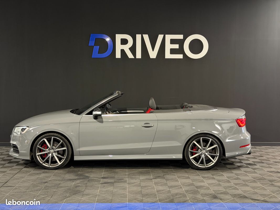 AUDI S3 CABRIOLET 2.0 TFSI 300cv QUATTRO S-Tronic 6 / BO / GRIS NARDO / CARPLAY / ENTRETIEN COMPLET (image 4)