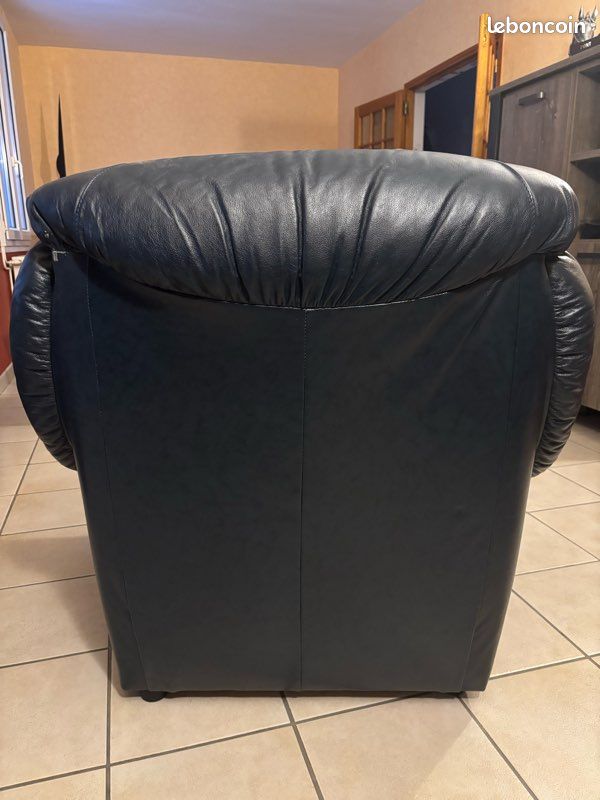 Fauteuil cuir 1 personne (image 2)