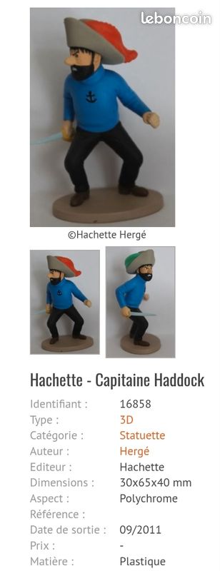 Figurines Tintin et le Capitaine haddock (image 20)