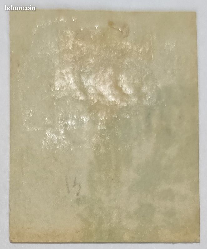 Rare Timbre 1864 Rivadavia Argentine 10c, grosse cote (image 2)