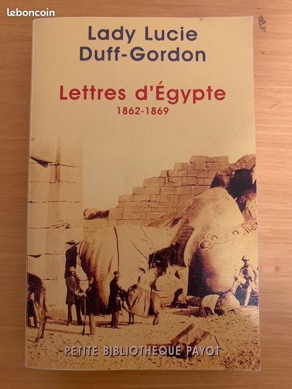 Livre ''Lettres d'Egypte 1862-1869'', L.L.Duff-Gordon 2002 (image 1)