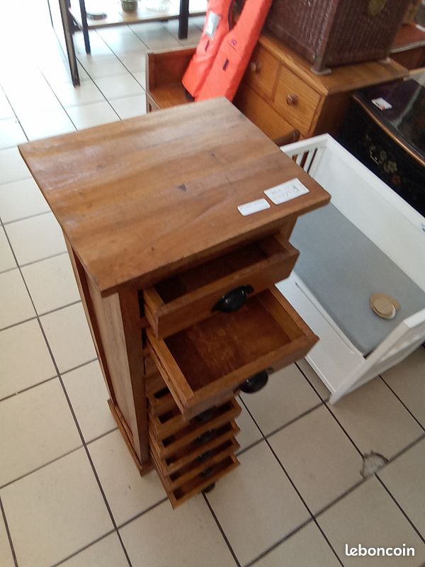 Chiffonnier en pin massif 10 tiroirs (image 6)