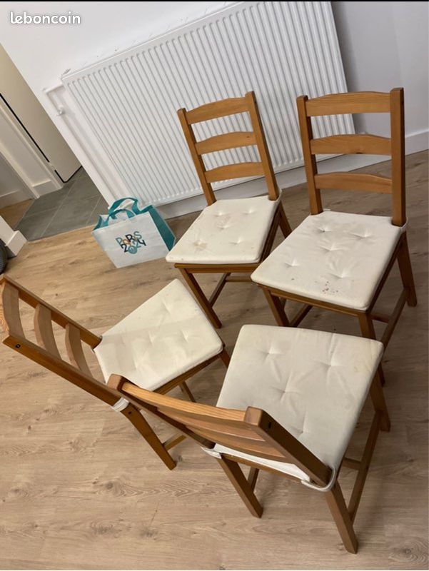 Table plus 4 chaises IKEA 100 (image 3)