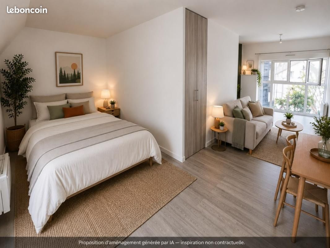 Appartement 1 pièce 28 m² · à Tours · 28 m² · 550 €