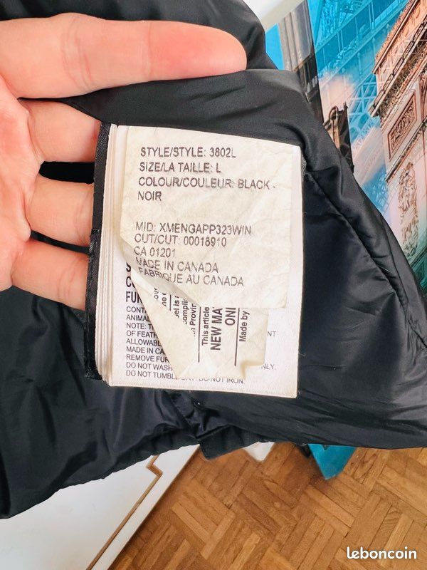 Parka doudoune « Canada Goose » Shelburne Prix neuf 1500 euros