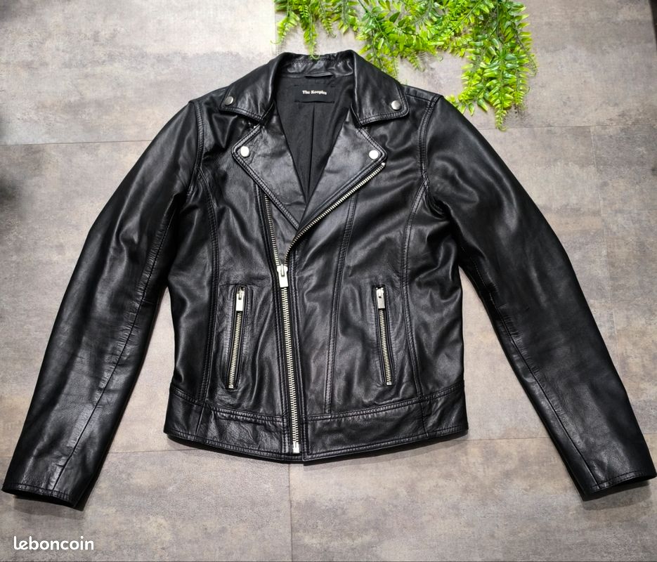 Veste perfecto cuir The Kooples XS (image 1)