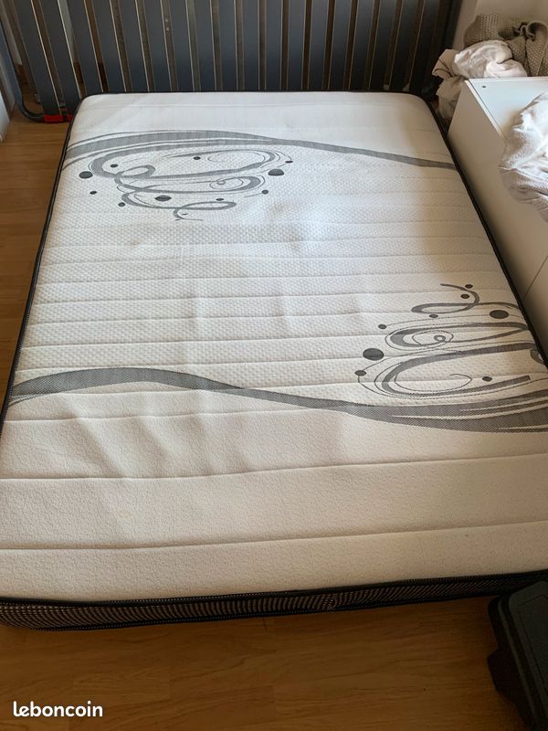 Lit sommier + matelas (image 3)