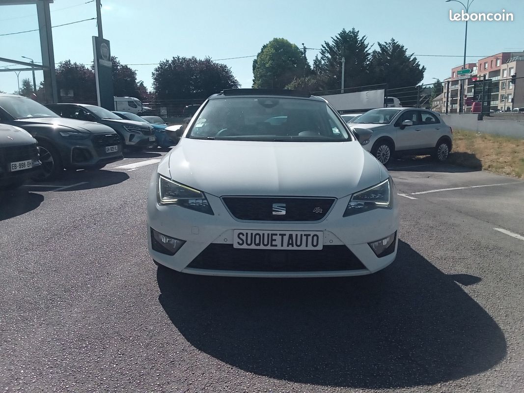 SEAT LEON 2.0 TDI 150 Start/Stop DSG6 FR / VENTE DESTINÉE UNIQUEMENT A PROFESSIONNEL DE L'AUTOMOBILE (image 3)