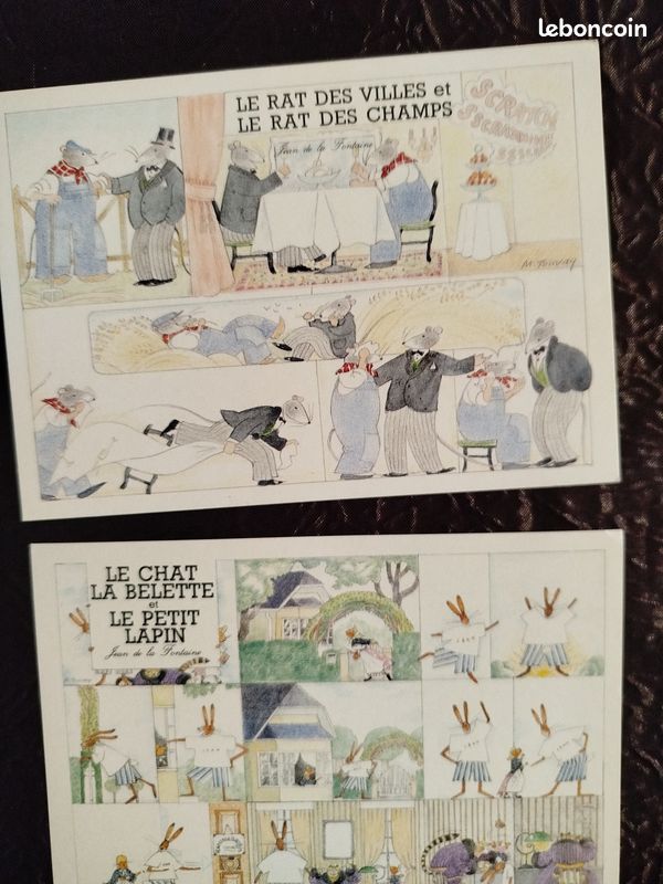3 cartes postales la Fontaine (image 3)