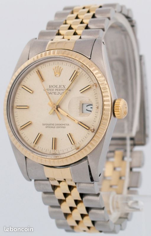 ROLEX Datejust Or 18K et acier - 1982 (image 3)