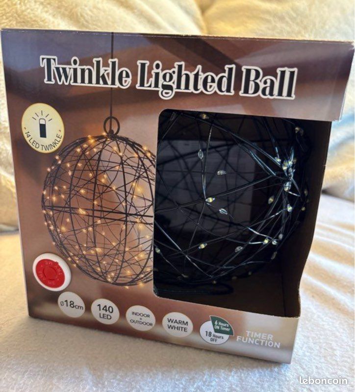 Boule lumineuse Noël (image 1)