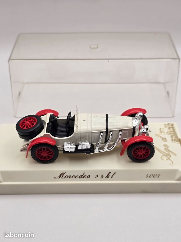 Voiture Miniature Mercedes SSKL 4004 Solido – Échelle 1/43, Couleur Dorée, Occasion